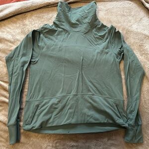 lululemon athletica Green Cowl Neck Sweater